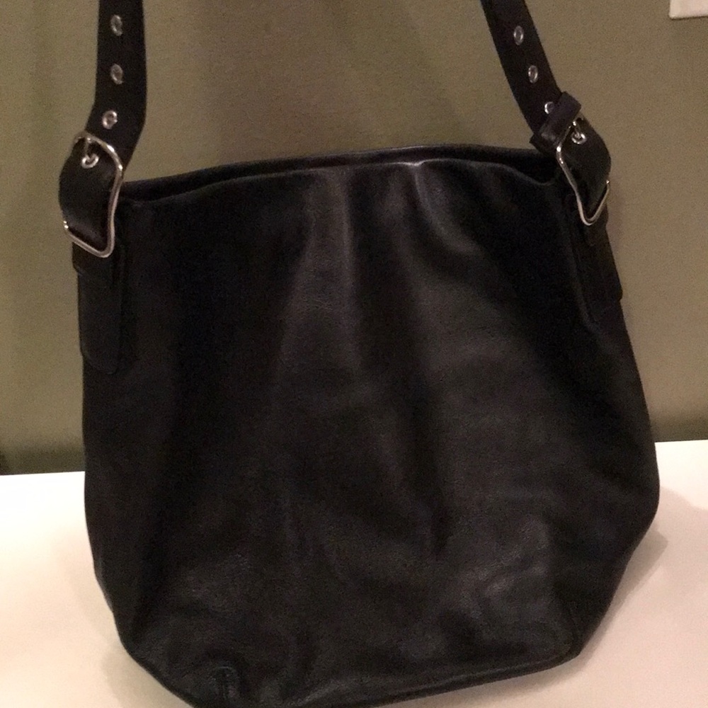 Black Coach Bucket Bag. Like new.